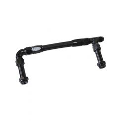 Aeroflow Carburettor Inlet Rail Kit -8AN (241mm), Black For Holley