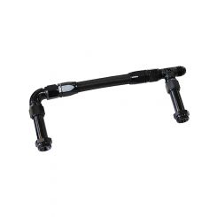 Aeroflow Carburettor Inlet Rail Kit -8AN (241mm), Black For Holley