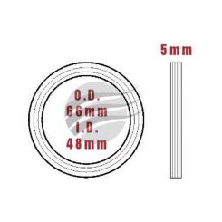 Aunger Exhaust Gasket For Toyota Hilux Camry Most Models 51mm X 65mm