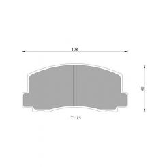 Bosch Front Disc Brake Pad Set