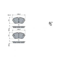 Bosch Front Disc Brake Pad Set
