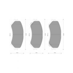 Bosch Front Disc Brake Pad Set