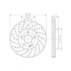 Bremtec Euro-Line High Grade Disc Brake Rotor (Pair) 295mm