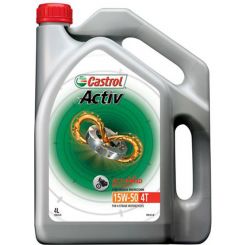 Castrol Active 4T Motorcycle Engine Oil 15W-50 4 Litre