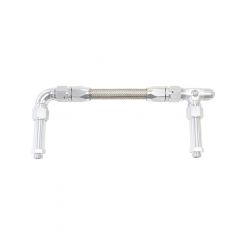 Aeroflow Carburettor Inlet Rail Kit -8 Silver For Barry Grant/Demon
