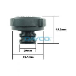 Dayco Coolant Expansion and Recovery Tank Radiator Cap