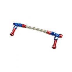 Aeroflow Carburettor Inlet Rail Kit -8 Blue For Holley Fuel Line