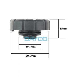 Dayco Coolant Expansion and Recovery Tank Radiator Cap