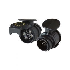 Trail-Link 13 Pin Euro Round Socket To 7 Pin Large Plug Adaptor