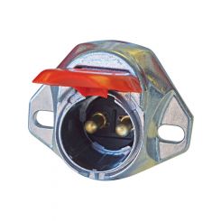 Trail-Link 2 Pole Auxiliary Socket 200 Amp Metal w/ Positive Latch