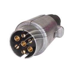 Trail-Link Heavy Duty 7 Pin DIN Plug Metal w/ Terminals & Boot