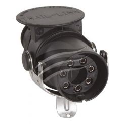 Trail-Link Heavy Duty 7 Pin EBS Plug 24V Plastic w/ Terminals & Boot