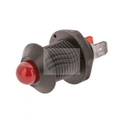Jaylec LED Pilot Lamp 12/24V Red IP67, Reverse Polarity Protected