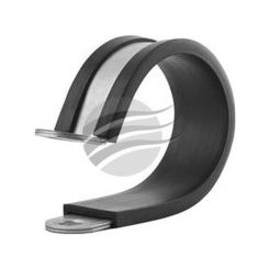 Kale P Clip 16mm PS3 Zinc Plated with Rubber Insert Pack of 10