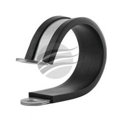 Kale P Clip 19mm PS4 Zinc Plated with Rubber Insert Pack of 10
