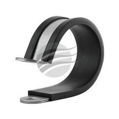 Kale P Clip 22mm PS5 Zinc Plated with Rubber Insert Pack of 10