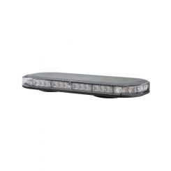 LED Amber Mini Light Bar 12/24 Volts Clear Lens