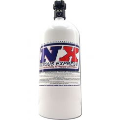 Nitrous Express Nitrous Oxide Bottle 10 lb Aluminum White Powder Coat