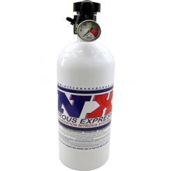 NX Express 15lb Bottle with Lightning 500 Valve with Gauge