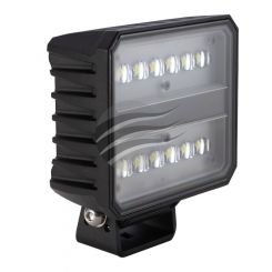 Jaylec LED Rectangular Work Lamp Flood Beam 100 Degree 9-36V, 60W