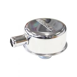 Aeroflow Chrome Valve Cover Breather Push In, with 5/8 Inch Spout