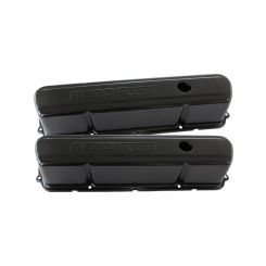Aeroflow Black Steel Valve Covers Suit Holden 253-308 With Logo