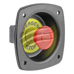 Jaylec Emergency Stop Switch Latching 6-36V with Recessed Housing