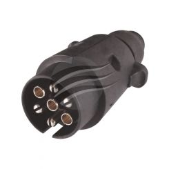 Trail-Link Heavy Duty 7 Pin DIN Plug Plastic with Terminals & Boot