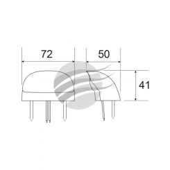 Ignite LED Licence Plate Lamp 10-30V Black Housing Bulk Pack