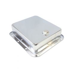 Aeroflow Chrome Transmission Pan For Ford C4, Deep Pan