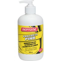 Septone Protecta Pink Hand Cleaner Heavy Duty Pump Pack 500ml