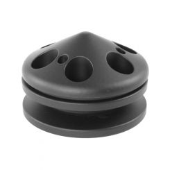 Proflow Pulley, V-Belt Alternator GM, 1-Groove with Hardware, Blac