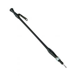 Proflow Engine Dipstick, Braided Stainless Steel Black, Billet H