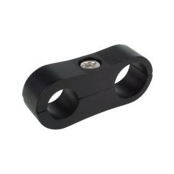 Proflow Billet Aluminium Hose & Tubing Clamp Separators Black Pack of 5