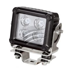 Ignite LED Square Work Lamp Spot Beam 9-36V 60W 4" LED Black Housing