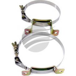 Nitrous Express Nitrous Bottle Bracket Single Bottle Lay Down 7 in ID S