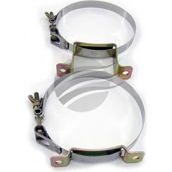 NX Express Stainless Steel Bottle Brackets For 12lb Composite Bottle