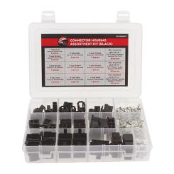 Jaylec Connector Housing Assortment Kit Black - 172pcs