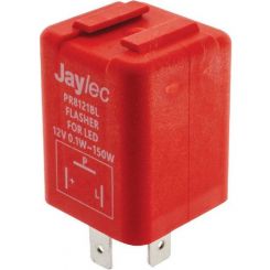Jaylec Electronic LED Flasher Relay 12 Volts, 3 Pin, Max 30 Watts