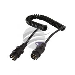 Trail-Link H/D Suzi Coil 7 Core 3.6m w/ 2X DIN Plugs Short Tail