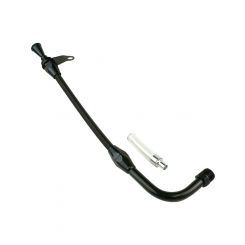 Proflow Transmission Dipstick, Braided Stainless Black , Billet