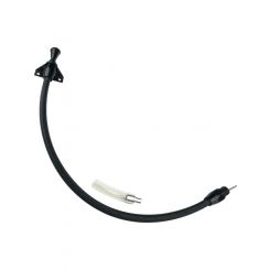 Proflow Transmission Dipstick, Braided Stainless Black , Billet Ha