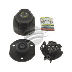 Trail-Link West 7 Pin +6 (13) Socket Plastic w/ Terminals & Boot