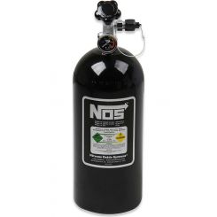 Nitrous Oxide Systems 10lb. Bottle with Black Finish & Super Hi Flo Valve