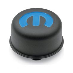 Proform Engine Valve Cover Breather 3 In Mopar Emblem Push-In Style Black