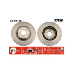 TRW Disc Brake Rotor (Single) 350mm