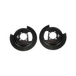 Dorman Brake Backing Plates Steel Black Rear Discs For Chevy GMC Pair
