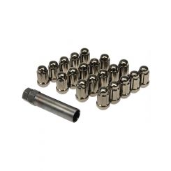 Dorman Lug Nut Conical Gunmetal Seat Spline 12mm x 1.50 RH Pack of 20