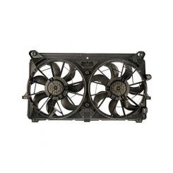 Dorman Electric Fan Dual Black Blades Shroud For Cadillac Chevy GMC