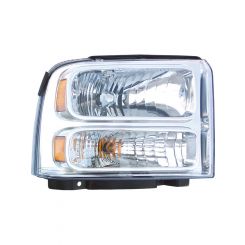 Dorman Headlight Assemblies Amber Clear Lens Chrome Sold Individually